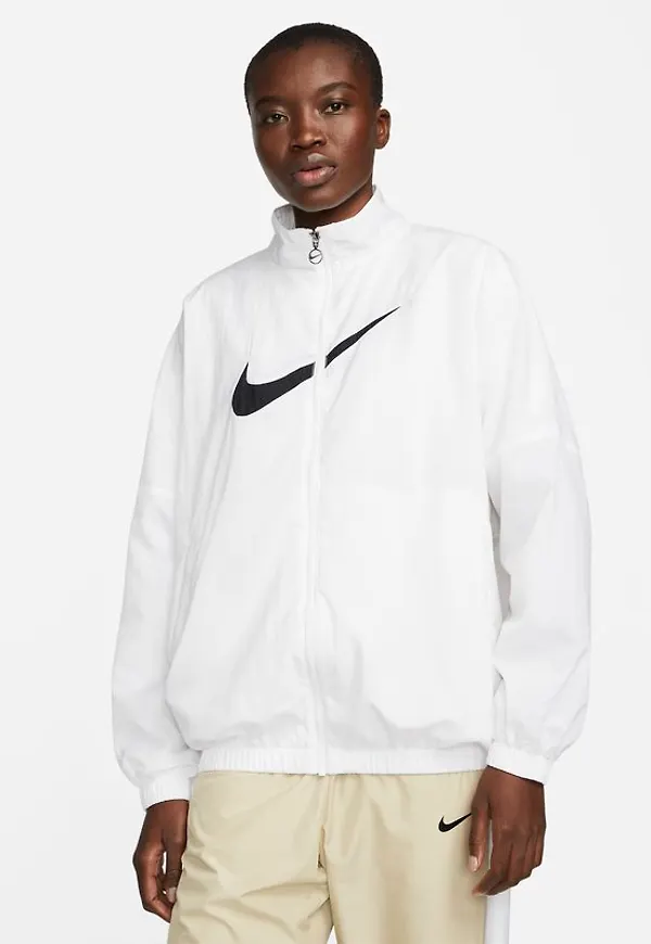 Vävd jacka Nike Sportswear Essential för kvinnor - Vit