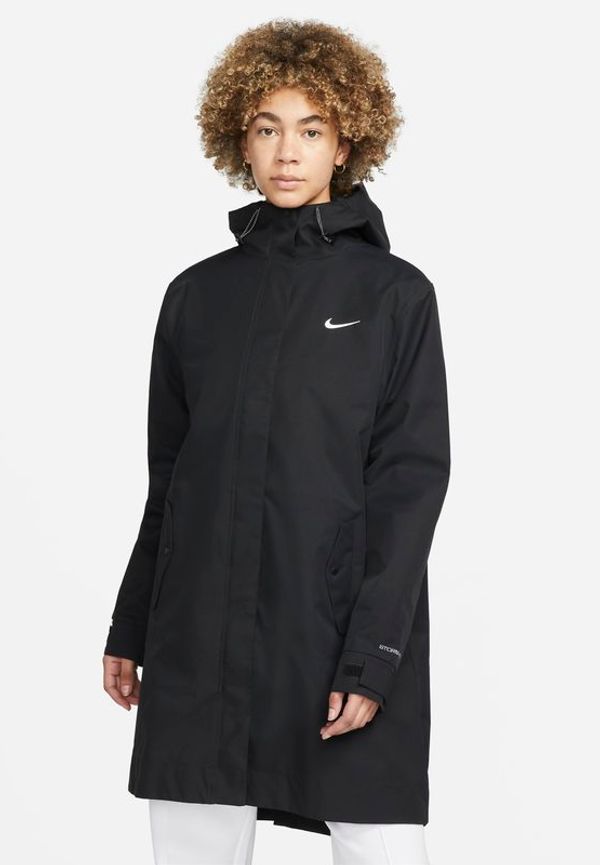 vävd parkas Nike Sportswear Essential Storm-FIT för kvinnor - Svart