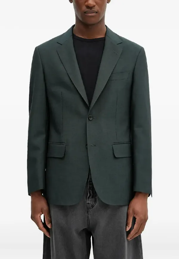 WACKO MARIA blazer med trubbigt slag - Grön