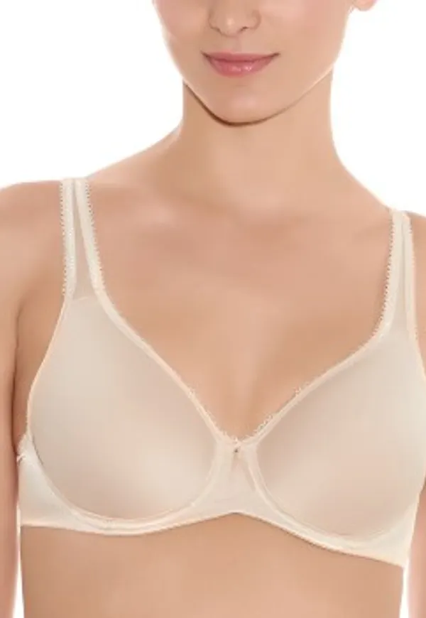 Wacoal BH Basic Beauty Spacer Underwire T-Shirt Bra Beige polyester C 90 Dam