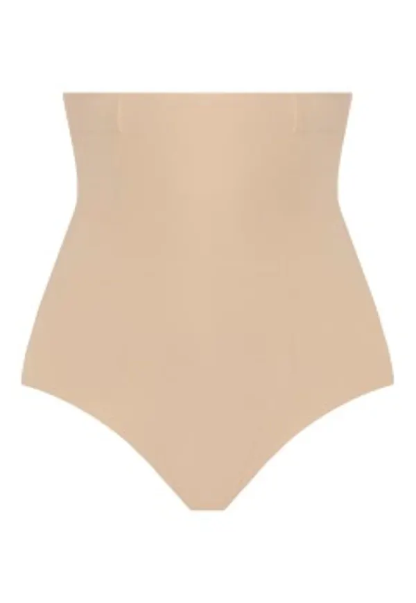 Wacoal Trosor Ines Secret High Waist Slimming Brief Beige Small Dam