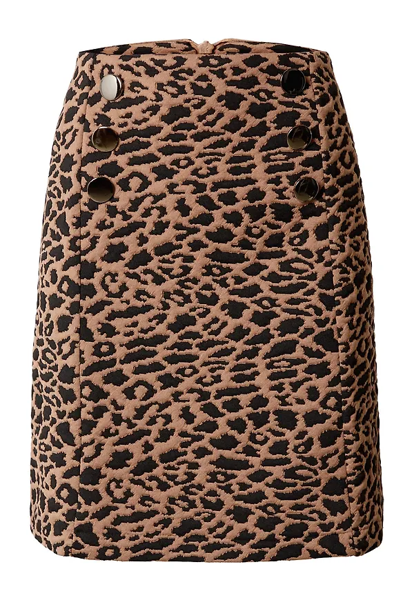 Wallis Kjol taupe / svart