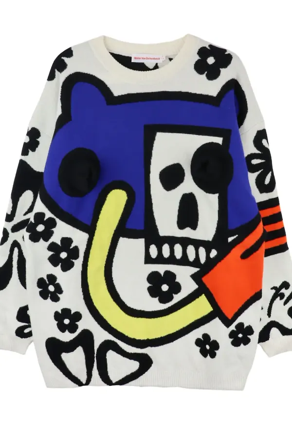Walter Van Beirendonck Android tröja - Vit