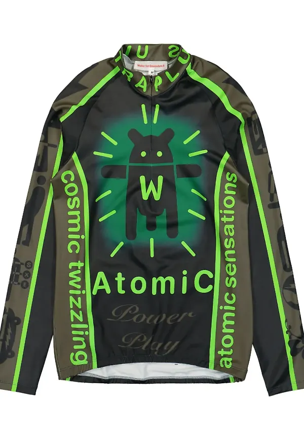 Walter Van Beirendonck Atomic cykeltopp - Svart