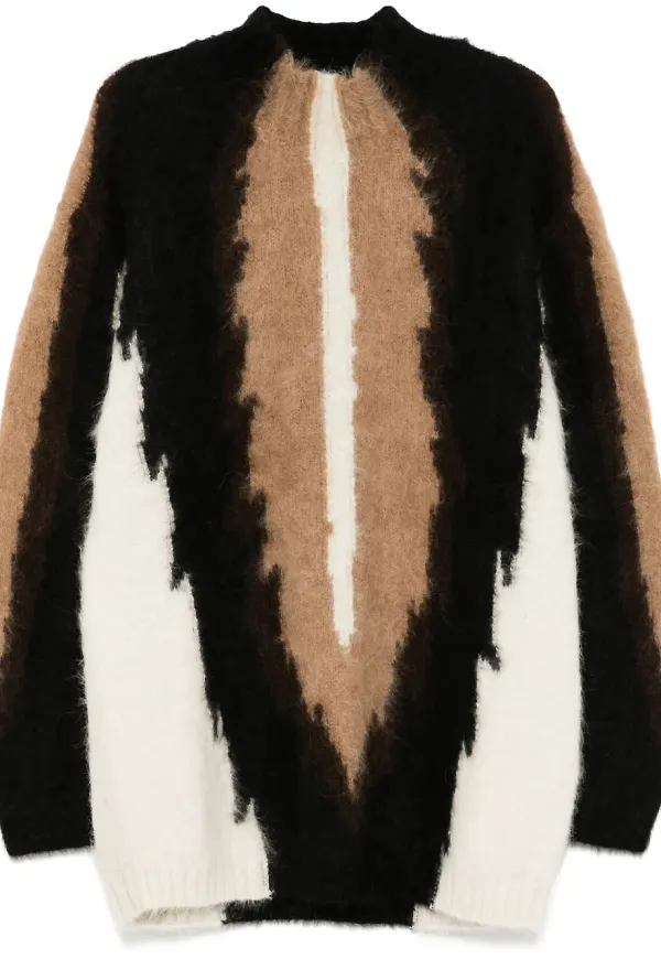 Walter Van Beirendonck Big Foot tröja - Brun