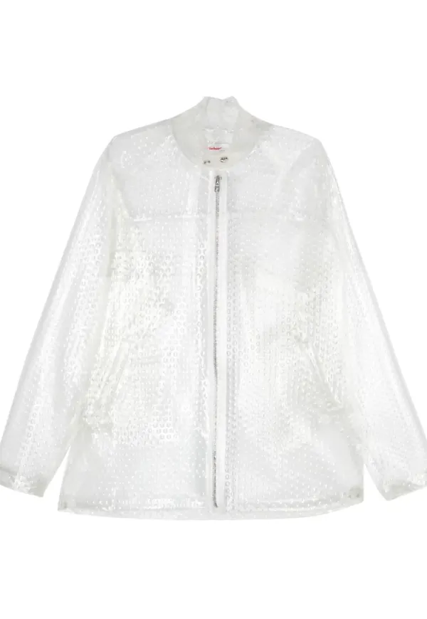 Walter Van Beirendonck jacka med transparent design - Neutral