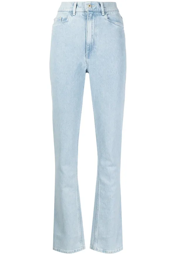 Wandler Aster jeans med hög midja - Blå