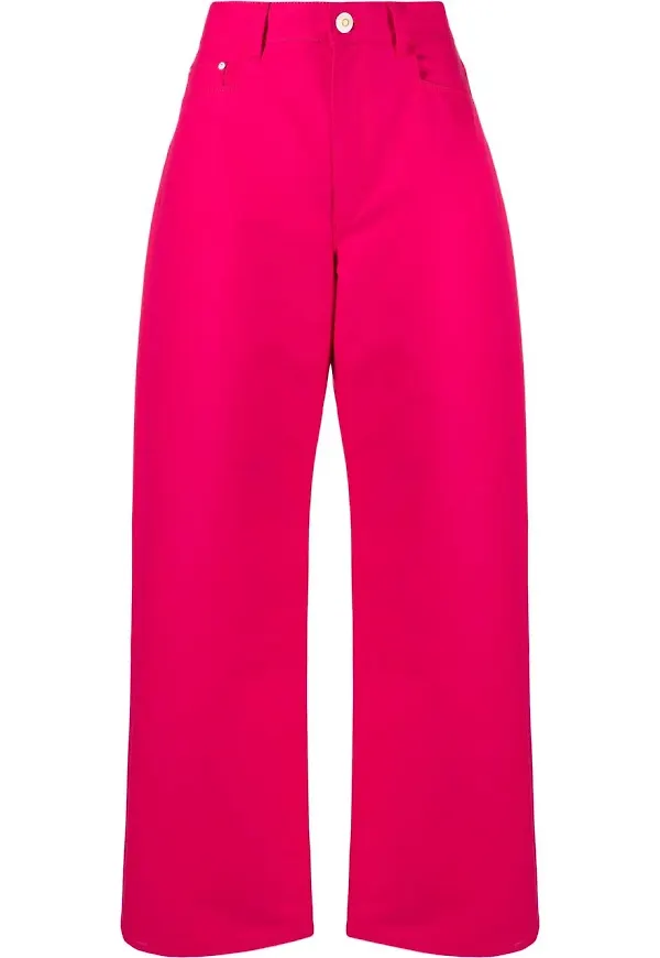 Wandler Magnolia jeans med vida ben - Rosa