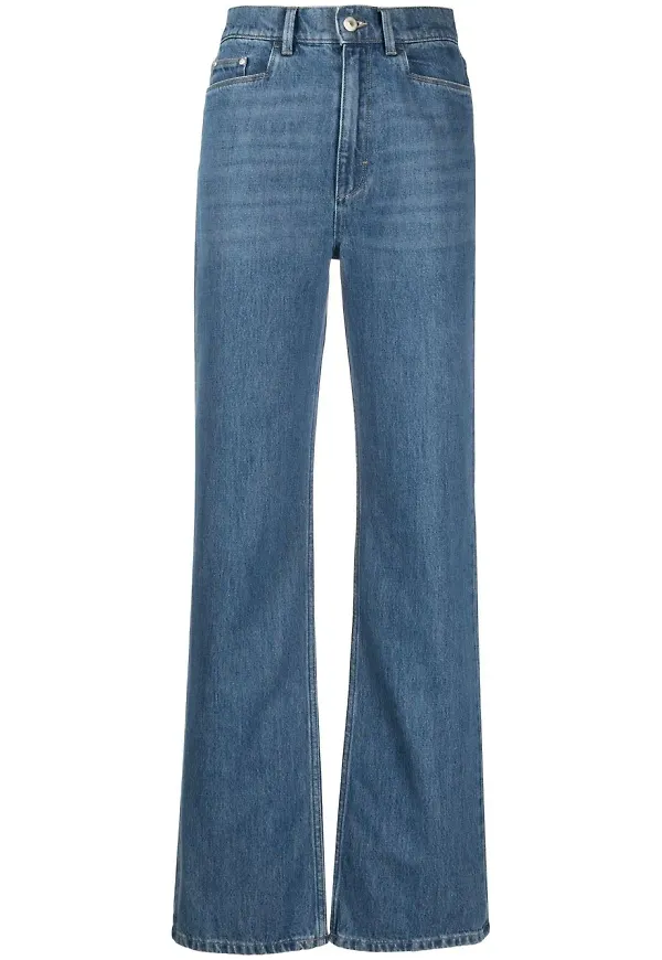 Wandler Rose jeans med hög midja - Blå