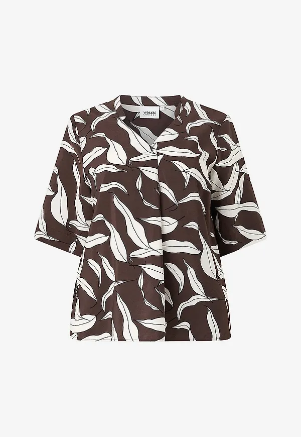Wasabiconcept - Blus Wa-hermina 2 - Brun