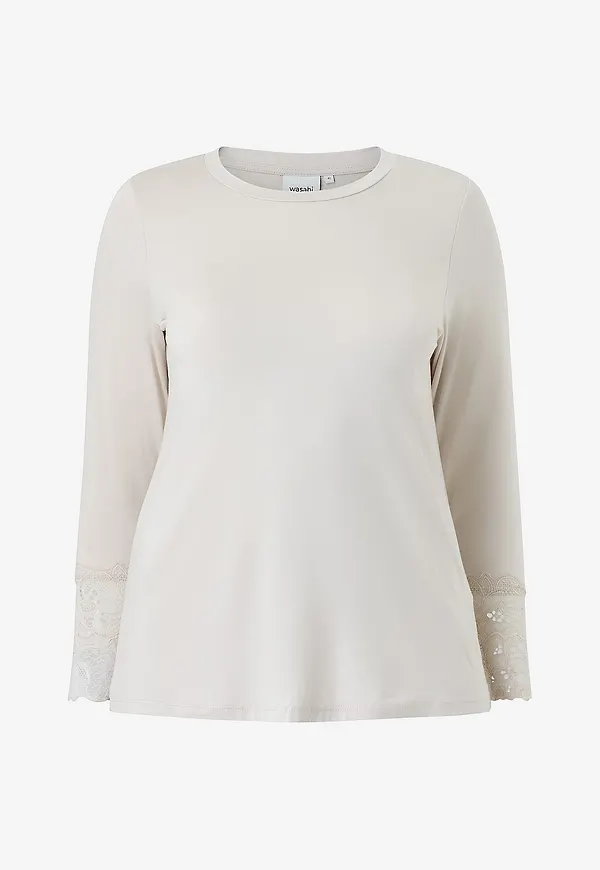 Wasabiconcept - Långärmad topp Wa-Stella 24 - Beige