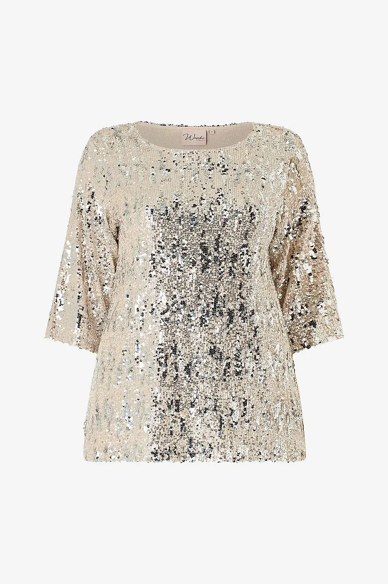 Wasabiconcept - Paljettopp Wa-semine 1 - Beige