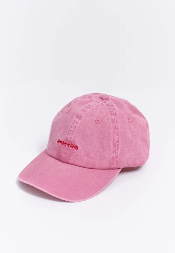 Washed cotton cap