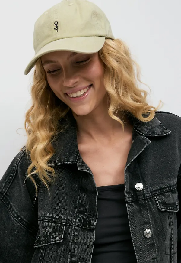 Gina Tricot - Washed cotton cap - kepsar - Beige - ONESIZE - Dam