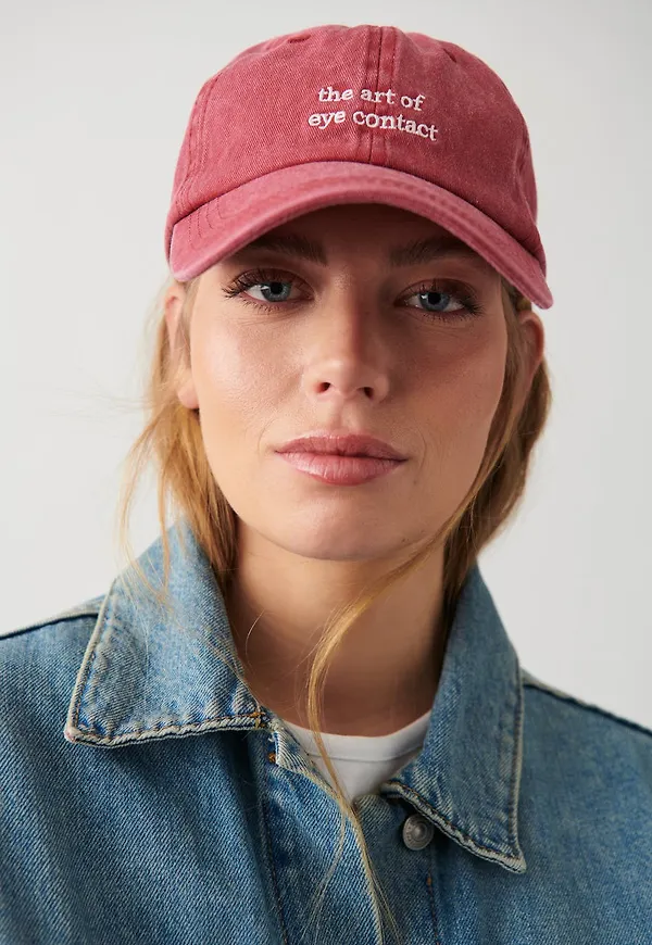 Washed cotton cap