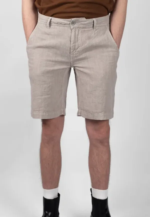Washed Linen Shorts
