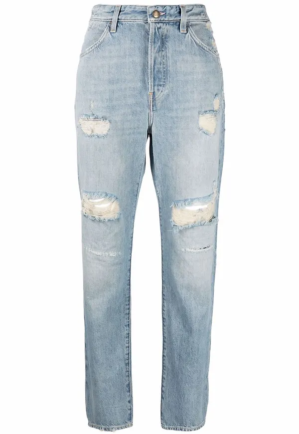 Washington Dee Cee croppade jeans - Blå