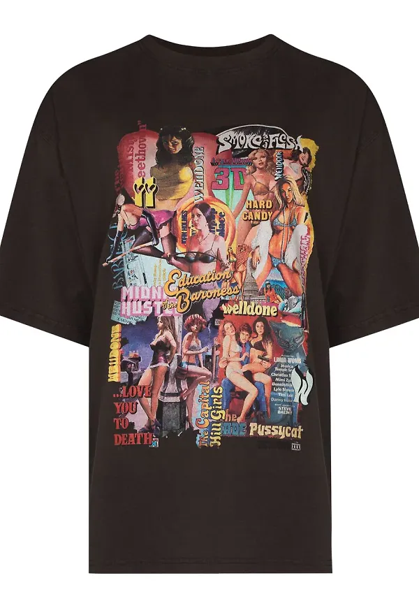 We11done Movie Collage t-shirt - Grå
