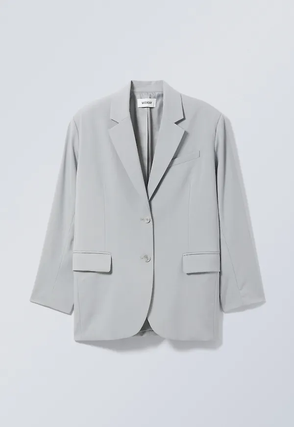 Weekday Oversized Kavaj Eliana Grå, Blazers i storlek 36