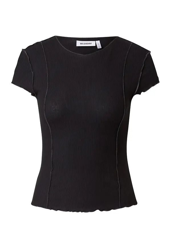 WEEKDAY T-shirt svart