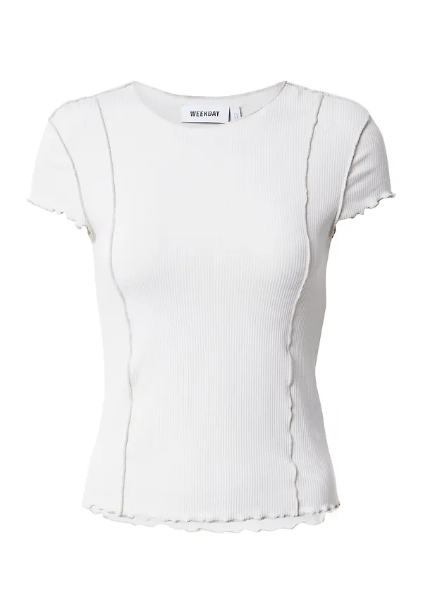 WEEKDAY T-shirt vit