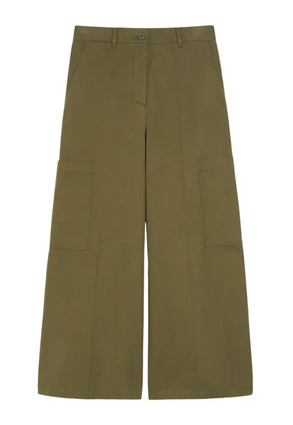 Weekend Max Mara, Byxor, Dam, S, Bomull, Canvas Bomullsbyxor