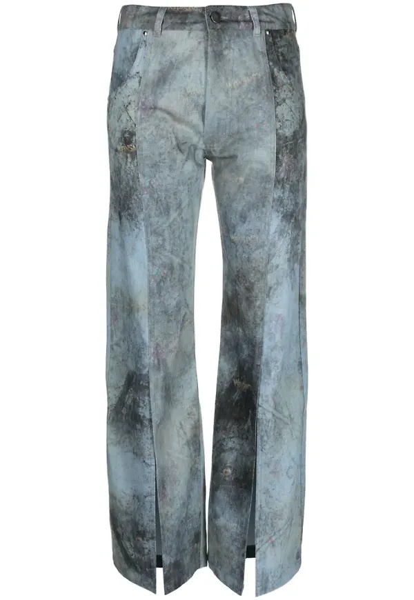 Weinsanto bootcut-byxor med nitar - Blå