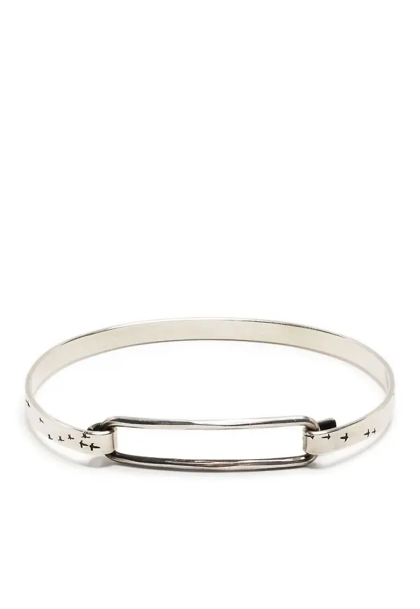 WERKSTATT:MÜNCHEN Bird Flight armband - Silverfärgad