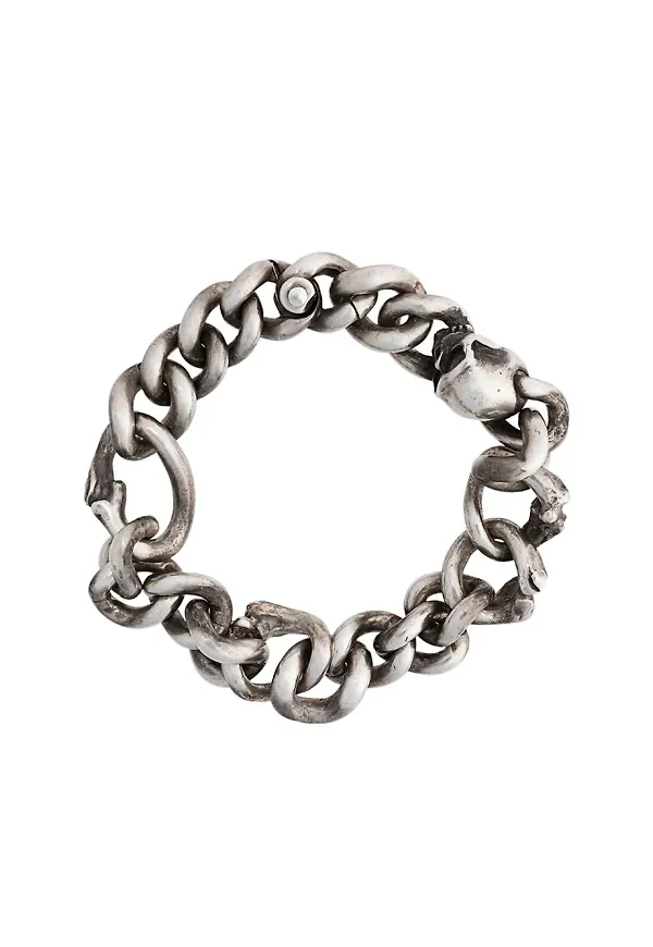 WERKSTATT:MÜNCHEN bone chain bracelet - Metallic