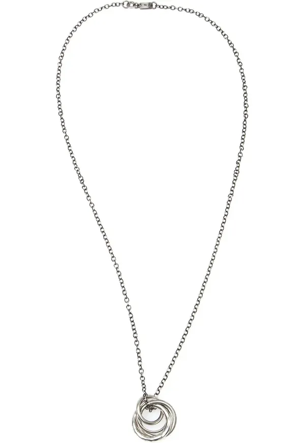 WERKSTATT:MÜNCHEN halsband med ringsmycke - Metallic