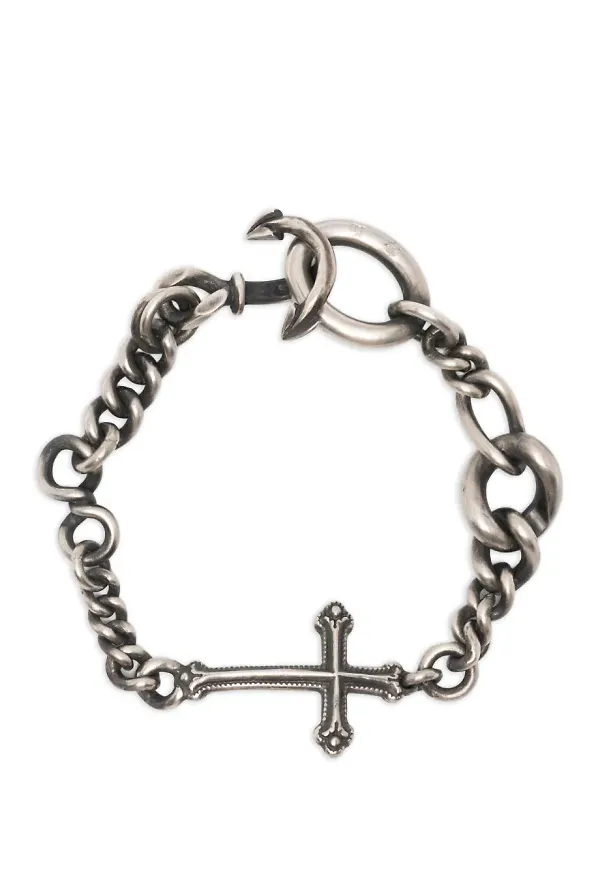 WERKSTATT:MÜNCHEN 'M265' bracelet - Silverfärgad