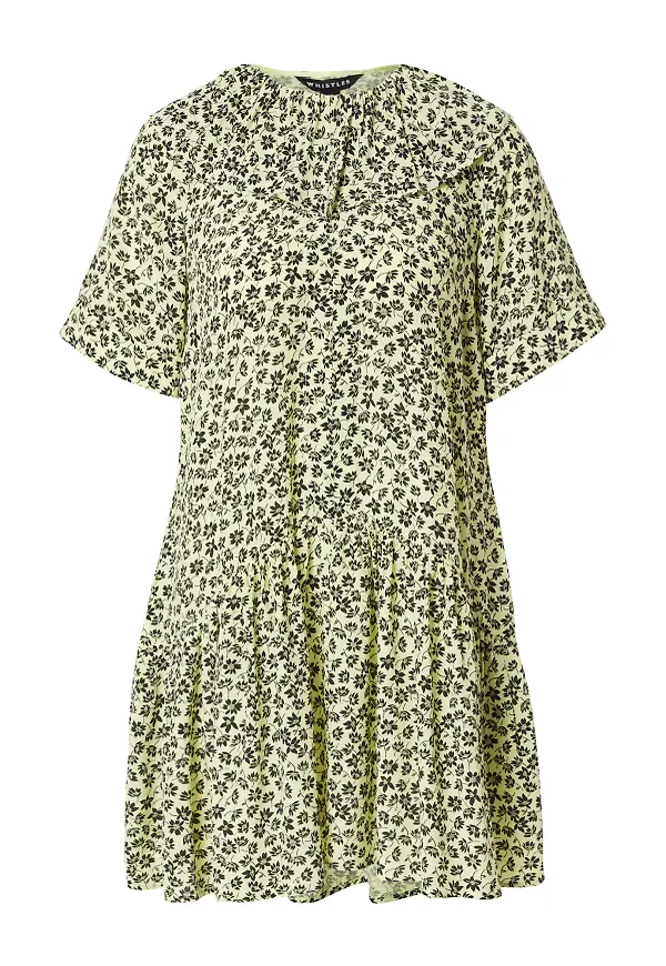 Whistles Klänning gul / svart