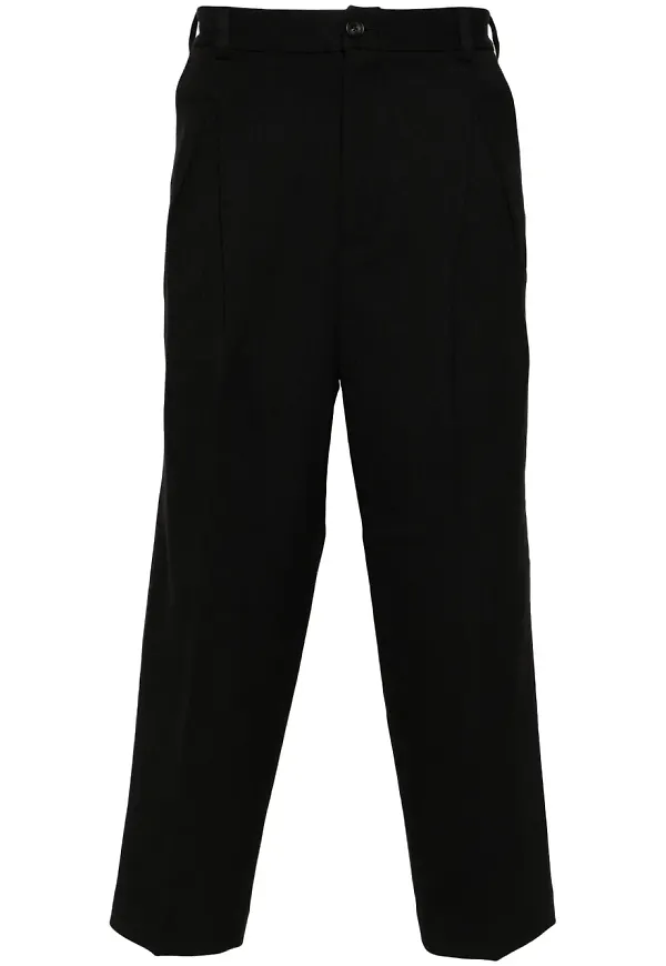 White Mountaineering byxor med knäppning - Svart
