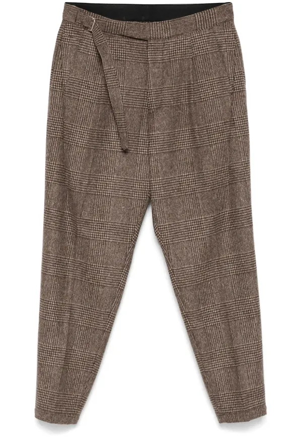 White Mountaineering Glen byxor - Brun