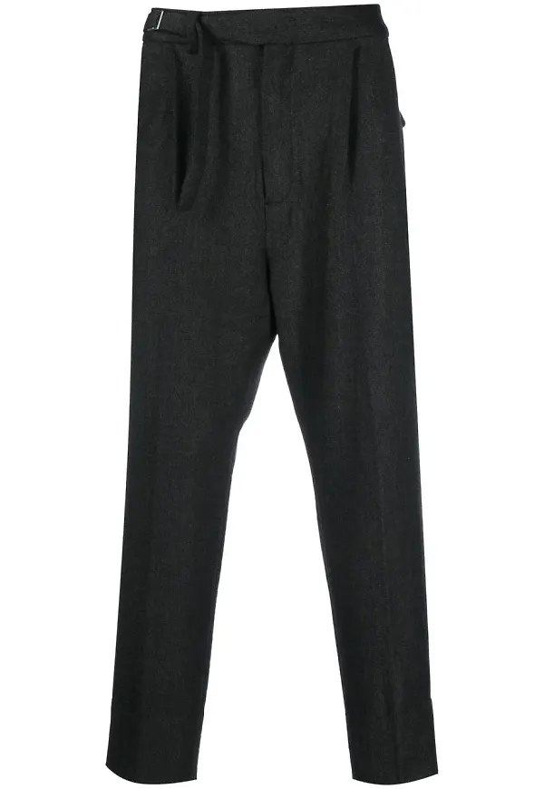 White Mountaineering korta slacks - Grå