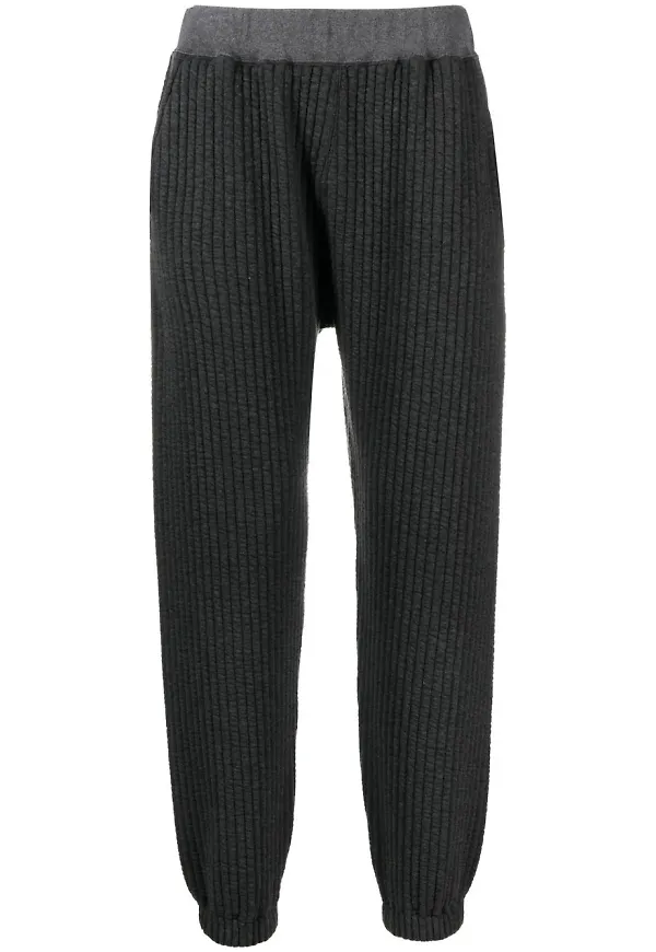White Mountaineering ribbade sweatpants - Grå