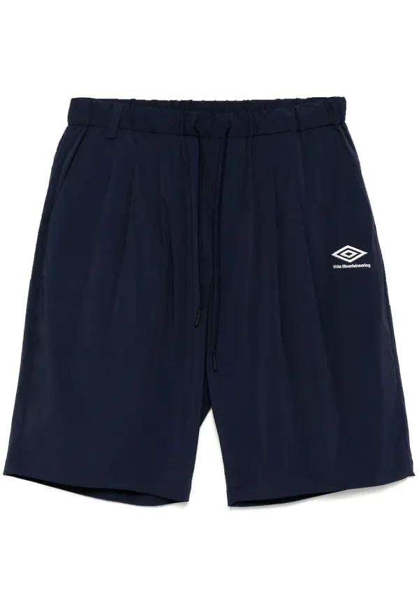 White Mountaineering x Umbro shorts - Blå