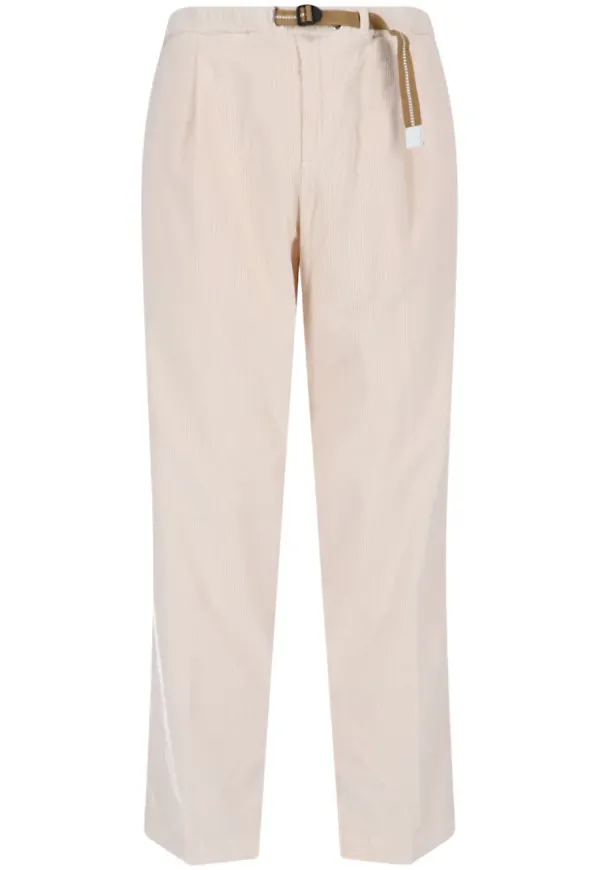 White Sand vida ribbade manchesterbyxor - Neutral