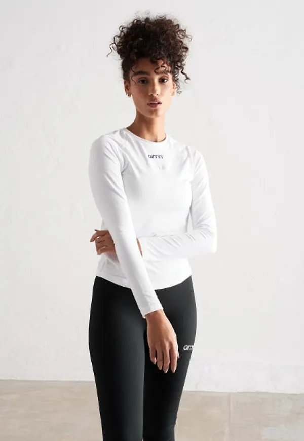 White Soft Basic Long Sleeve