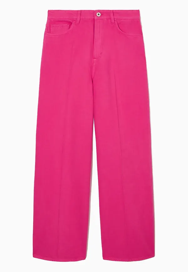 WIDE-LEG HIGH-RISE FULL-LENGTH JEANS