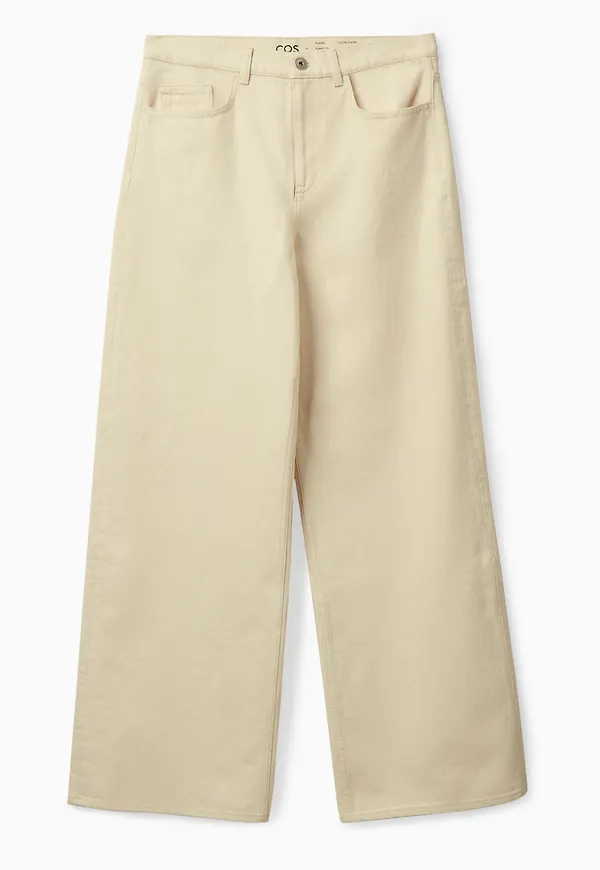 WIDE-LEG LOW-RISE JEANS