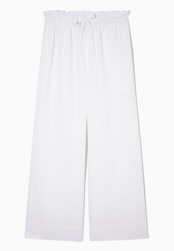 WIDE-LEG PAPERBAG TROUSERS