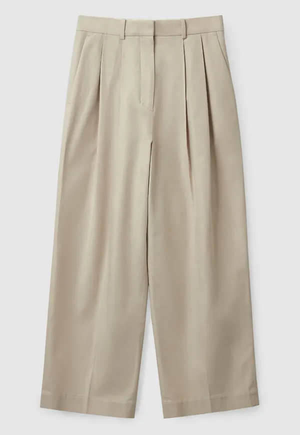 WIDE-LEG TAILORED TROUSERS