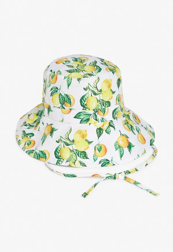 Wide brim bucket hat - Yellow