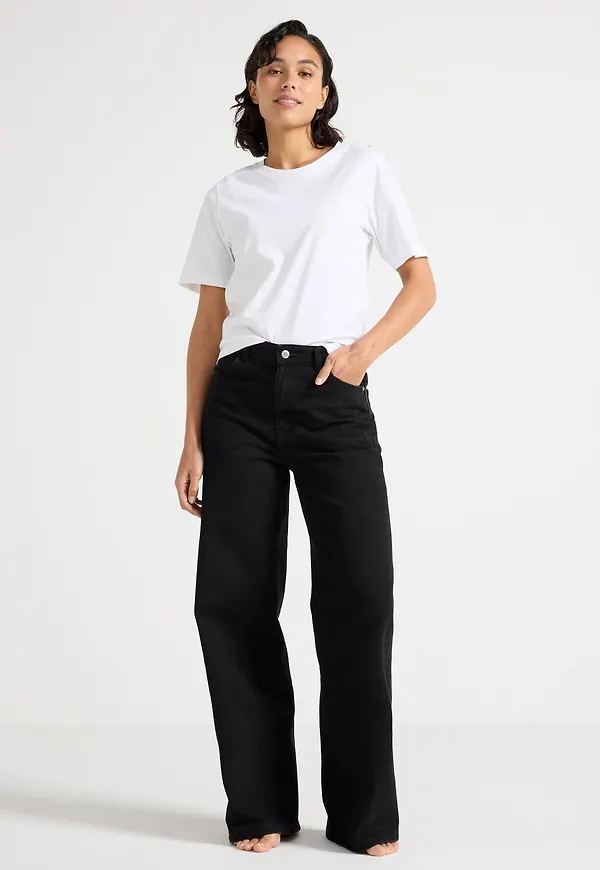 WIDE Jackie jeans med extra vida ben