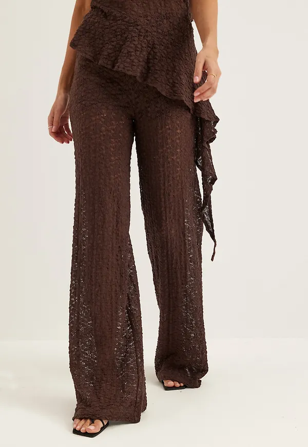 Wide Lace Trousers