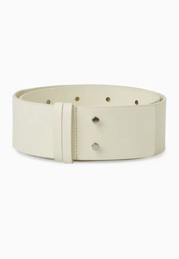 WIDE LEATHER BELT