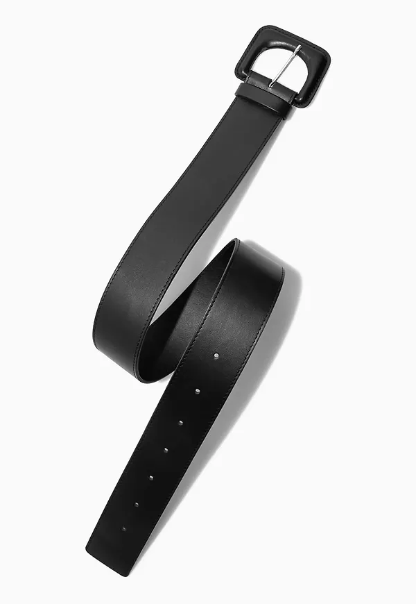 WIDE LEATHER BELT