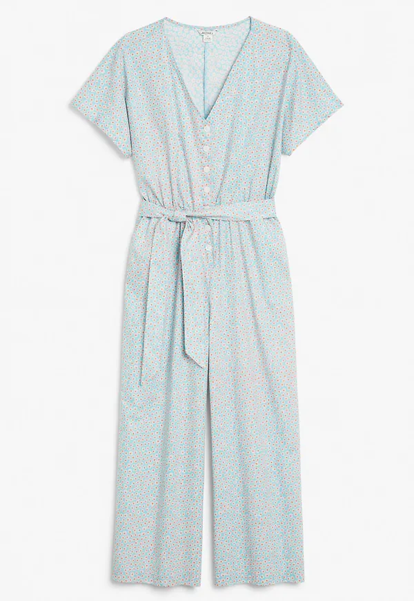 Wide leg jumpsuit - Turquoise