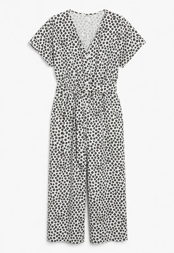Wide leg jumpsuit - White